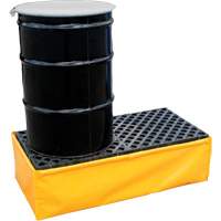 2-Drum Flexible Ultra-Spill Pallet&reg;, 66 US gal. Spill Capacity, 48" x 24" x 14" Groupe Belzile Dickner