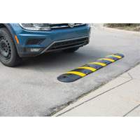 Speed Bump Kit, Rubber, 4' L x 11" W x 2" H Groupe Belzile Dickner