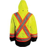 7-in-1 Jacket, Polyester, High Visibility Orange, Small Groupe Belzile Dickner