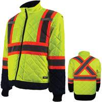 Freezer Jacket, Polyester, High Visibility Orange, Small Groupe Belzile Dickner