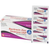 Tampons de premiers soins au bacitracin et zinc, Onguent, Antibiotique SHG029 | Dickner Inc