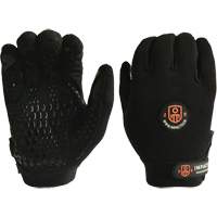 Mechanic Anti-Impact Gloves, 7/Small, Synthetic/Suede Palm, Elastic/Hook & Loop Cuff Groupe Belzile Dickner