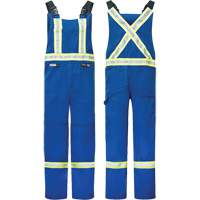 Westex&reg; DH Antistatic 6.5 oz. Flame Resistant Bib Pants, Small, Royal Blue Groupe Belzile Dickner