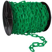 Chaîne de s&eacute;curit&eacute; en plastique robuste, Jaune Groupe Belzile Dickner