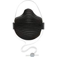 AirWave M Series Black Disposable Masks with SmartStrap&reg; & Nose Flange, N95, NIOSH Certified, Medium/Large Groupe Belzile Dickner
