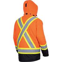 5407 Waterproof Insulated Heated Safety Jacket, Men's, Small, High-Visibility Orange Groupe Belzile Dickner