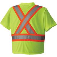 6989 Traffic Micro Mesh T-Shirt, X-Small, High Visibility Lime-Yellow Groupe Belzile Dickner