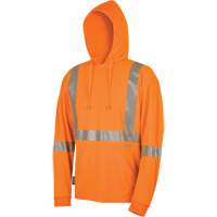6964 Bird's-Eye Safety Hoodie, Small, High Visibility Orange Groupe Belzile Dickner