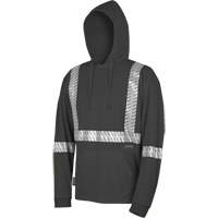 6966 Bird's-Eye Safety Hoodie, Small, Black Groupe Belzile Dickner