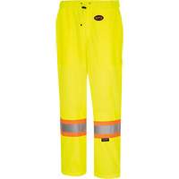 5999PW Women's  Traffic Safety Pants, Polyester, X-Small, High Visibility Lime-Yellow Groupe Belzile Dickner