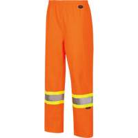 5627W Women's Waterproof Bib Pants, Polyester/Polyurethane, X-Small, High Visibility Orange Groupe Belzile Dickner