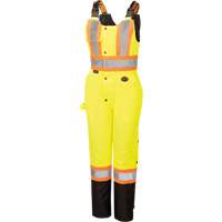 5041BBW Combinaison de s&eacute;curit&eacute; imperm&eacute;able haute visibilit&eacute; pour femmes, Polyester, T-petit, Noir/Jaune lime haute visibilit&eacute; Groupe Belzile Dickner