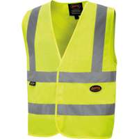 6886 High-Visibility Tricot Safety Vest, High Visibility Lime-Yellow, Small, Polyester Groupe Belzile Dickner