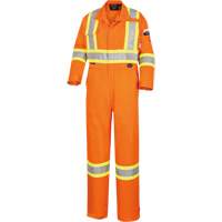 5551T Flame-Gard&reg; FR/Arc-Rated Coverall, Size 40 (Tall), High Visibility Orange, 9.1 cal/cm² Groupe Belzile Dickner