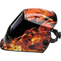 Leadhead&reg; Auto Darkening Welding Helmet, 3.8" L x 3.4" W View Area, 9 - 13 Shade Range Groupe Belzile Dickner