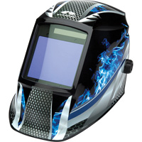 Leadhead&reg; Auto Darkening Welding Helmet, 3.8" L x 3.4" W View Area, 9 - 13 Shade Range Groupe Belzile Dickner