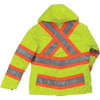 Womens Insulated Flex Safety Jacket, Polyester, High Visibility Lime-Yellow, X-Small Groupe Belzile Dickner