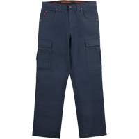 WP100 Work Pants, Cotton/Spandex, Navy Blue, Size 0, 30 Inseam Groupe Belzile Dickner