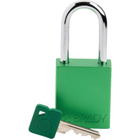 Lockout Padlock, Safety Padlock, Keyed Different, Aluminum, 1-1/2" Width Groupe Belzile Dickner