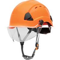 Fibre Metal Safety Helmet, Non-Vented, Ratchet, Orange SHJ273 | Dickner Inc