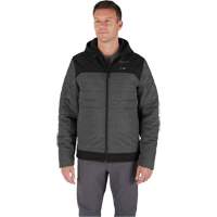 M12 Heated Quietshell Jacket with Battery, Men's, Small, Grey Groupe Belzile Dickner