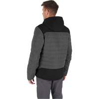 M12 Heated Quietshell Jacket with Battery, Men's, Small, Grey Groupe Belzile Dickner