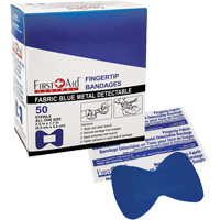 Bandages, Fingertip, Fabric Metal Detectable, Non-Sterile Groupe Belzile Dickner