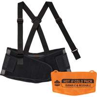 Proflex 1675 Back Support Brace with Cooling/Warming Pack, Spandex, X-Small SHJ462 | Dickner Inc