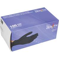 Heavyweight Tactile Grip Examination Gloves, Small, Nitrile, 8-mil, Powder-Free, Black Groupe Belzile Dickner