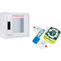 Ensemble armoire murale et défibrillateur AED Plus<sup>MD</sup>, Semi-automatique, Anglais, Classe 4 SHJ773 | Dickner Inc