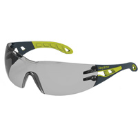 MX200 Rimless Wraparound Safety Glasses, 23% Grey Lens, Anti-Fog/Anti-Scratch, ANSI Z87+/Meets/Exceeds CSA Z94.3 Groupe Belzile Dickner