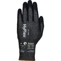 Gants r&eacute;sistants &agrave; la coupe HYFLEX 11-543, Taille 6, Calibre 13, Rev&ecirc;tement Nitrile, Enveloppe en Nylon/Acier inoxydable/PEHP/Spandex, ASTM ANSI niveau A7/EN 388 niveau F Groupe Belzile Dickner
