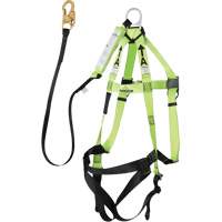 FBH-10000A5440-4 4' Class A Harness & Lanyard with 220 lbs. Capacity, Harness/Lanyard Combo Groupe Belzile Dickner