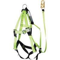FBH-10000A6440-4 4' Class A Harness & Lanyard with 350 lbs. Capacity, Harness/Lanyard Combo Groupe Belzile Dickner