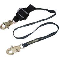 Arc Flash Web Shock-Absorbing Lanyard, 6', Snap Hook Center, Snap Hook Leg Ends, Kevlar&reg; Groupe Belzile Dickner