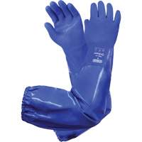 Integra 77-395 Triple-Dipped Chemical-Resistant Gloves, Size 8, 28" L, PVC, Cotton Inner Lining Groupe Belzile Dickner