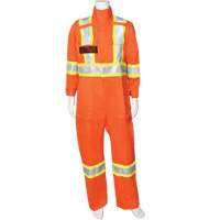 Firewall FR&reg; High-Visibility FR Coveralls, Size Small, High Visibility Orange, 9.2 cal/cm² Groupe Belzile Dickner
