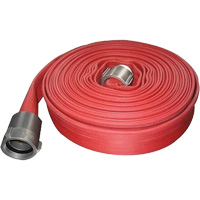 Nitrile Rubber Fire Hose, 50' L, 2-1/2" Dia., 200 Groupe Belzile Dickner