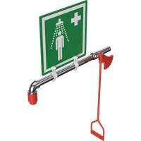 Douche de rinçage, Montage sur canalisation circulaire Groupe Belzile Dickner