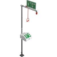 Douche combin&eacute;e avec cuvette ferm&eacute;e en ABS et entr&eacute;e inf&eacute;rieure, Socle Groupe Belzile Dickner