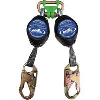 Self Retracting Lanyard with Composite Housing, 7', Web, Swivel Groupe Belzile Dickner