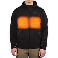 M12 Heated Hoodie (Jacket Only), Men's, Medium, Black, Poly-Cotton Groupe Belzile Dickner