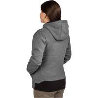 M12 Heated Hoodie with Battery, Women's, Medium, Grey, Poly-Cotton Groupe Belzile Dickner