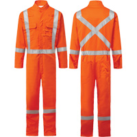 Combinaison FR Bizflame 88/12 Iona 7 oz. FR510, Taille 36, Orange Groupe Belzile Dickner