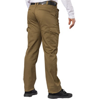 Pantalon cargo Big Flex, Poly-coton/Spandex, Vert olive militaire, Taille 46, Entrejambe 30 Groupe Belzile Dickner
