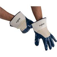 Heavyweight Safety Cuff Gloves, 11/2X-Large, Nitrile Coating, Cotton Shell Groupe Belzile Dickner