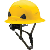 Fibre Metal Climbing Style Helmet with Full Brim, Meets CSA Type 2, Ratchet Suspension, Vented Groupe Belzile Dickner