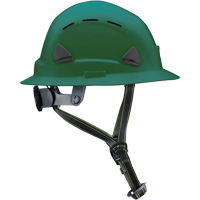Fibre Metal Climbing Style Helmet with Full Brim, Meets CSA Type 2, Ratchet Suspension, Vented Groupe Belzile Dickner