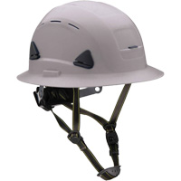 Fibre Metal Climbing Style Helmet with Full Brim, Meets CSA Type 2, Ratchet Suspension, Vented Groupe Belzile Dickner