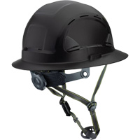 Fibre Metal Climbing Style Helmet with Full Brim, Meets CSA Type 2, Ratchet Suspension, Vented Groupe Belzile Dickner